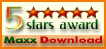 5 stars on MaxxDownloads.com