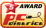5 star award on PCDistrict